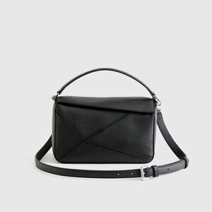 Quince Italian Leather Patchwork Crossbody